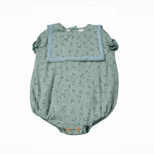 Pelele OLIVIA ribete celeste