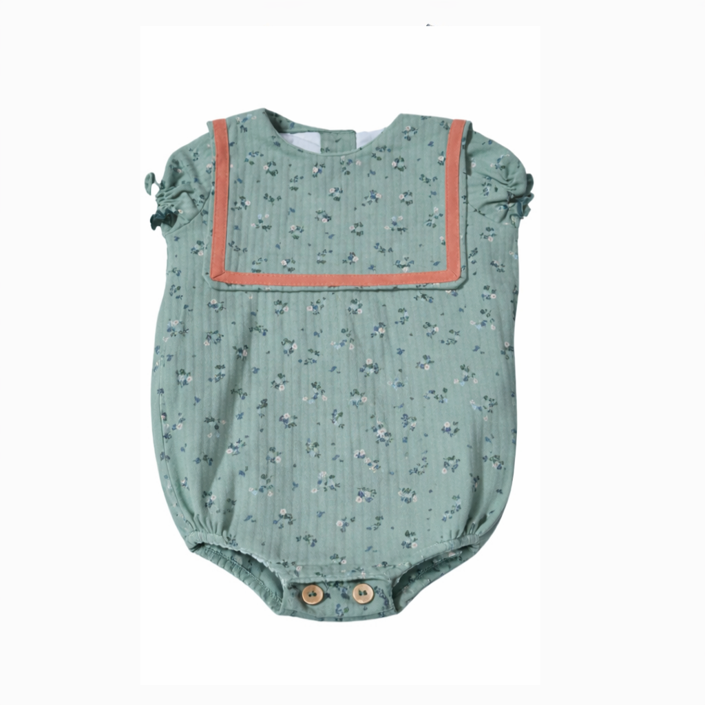 Pelele OLIVIA ribete teja